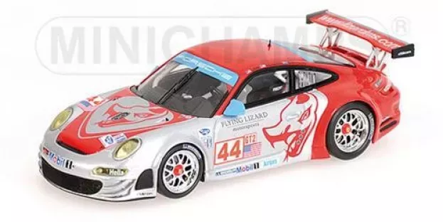 Minichamps Porsche 911 Gt3rsr N 44 Flying Lizard 12h Sebring 2008 Law Neiman Davision 1:43 400087844
