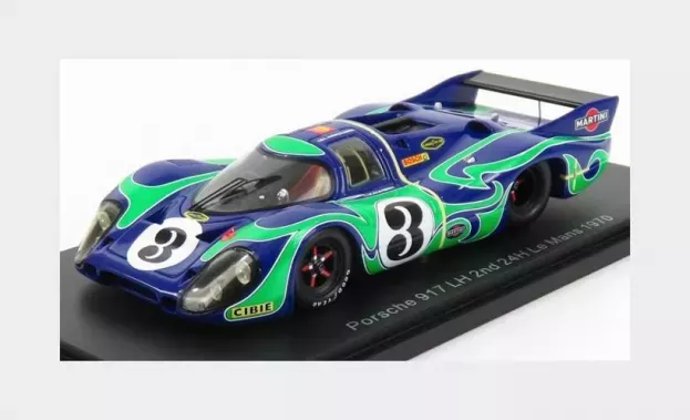 Spark Porsche 917lh 4.5l Team Martini Racing International N 3 2nd 24h Le Mans 1970 G.larrousse W.kauhsen 1:43 S0928
