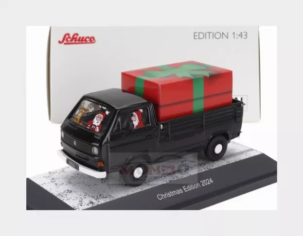 Schuco Volkswagen T3a Pick-up With Piccolo Bulldog Present 1978 1:43 450376300