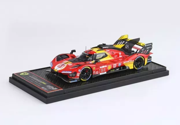 BBR Ferrari 499p 3.0l Turbo V6 Team Ferrari Af Corse N 51 3rd 24h Le Mans 2024 Alessandro Pier Guidi James Calado Antonio Giovinazzi 1:43 BBRC304B