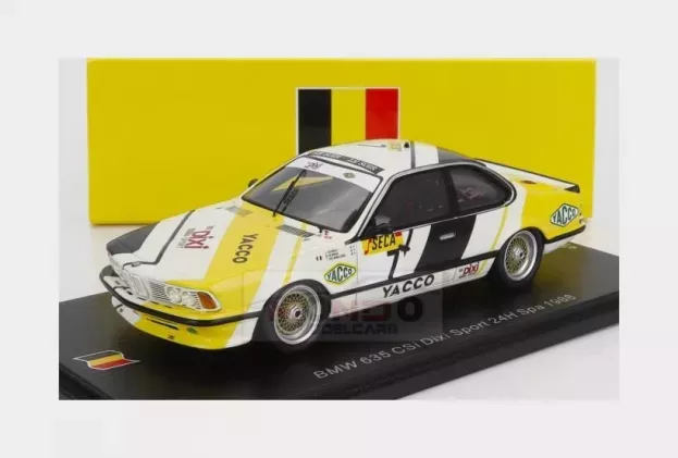 Spark Bmw 6-series 635 Csi Team Dixi Sport N 7 24h Spa 1988 G.fevrot B.di Gioia F.delavallade 1:43 SB673