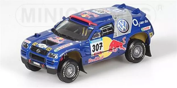 Minichamps Volkswagen Race Touareg Red Bull N 307 Rally Barcelona-dakar 2005 Saby Perin 1:43 436055307