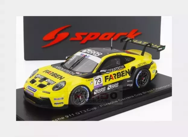 Spark Porsche 911 991-2 Gt3 Team Farben N 73 Champion Brazilian Porsche Carrera Cup Season 2022 E.elias 1:43 S5235