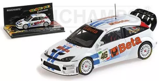 Minichamps Ford Focus Rs07 Wrc N 46 Rally Monza 2007 Valentino Rossi C.cassina 1:43 400078446