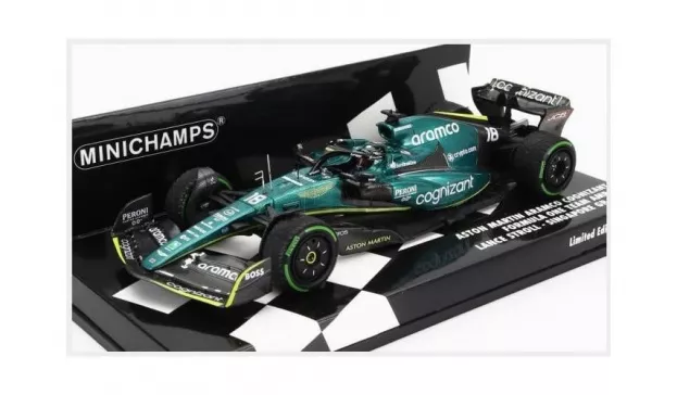 Minichamps Aston Martin F1 Amr22 Team Aramco Cognizart N 18 Singapore Gp 2022 Lance Stroll 1:43 417221718