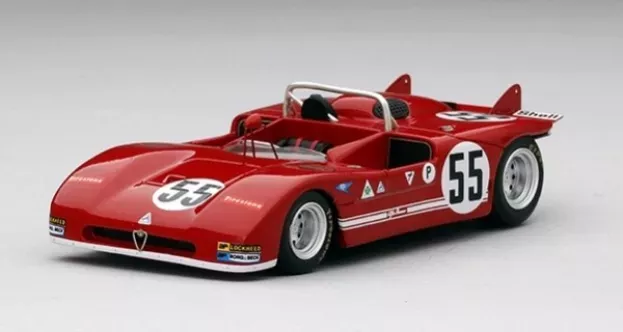 Truescale Alfa Romeo 33 3 Spider N 55 1000km Brands Hatch 1971 R.stommelen T.hezemans 1:43 TSM164305