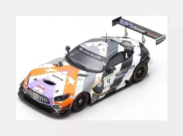 Spark Mercedes Amg Gt3 Team Black Falcon N 4 5th 24h Spa 2018 Y.buurman L.stolz M.engel 1:43 SB205