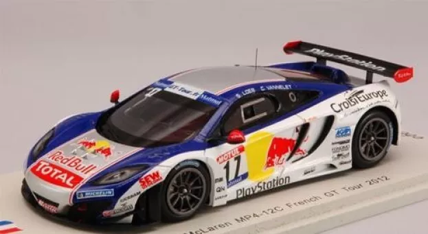Spark Mclaren Mp4-12c Red Bull N 17 French Gt Tour 2012 Sebastien Loeb Gilles Vannelet 1:43 SF067