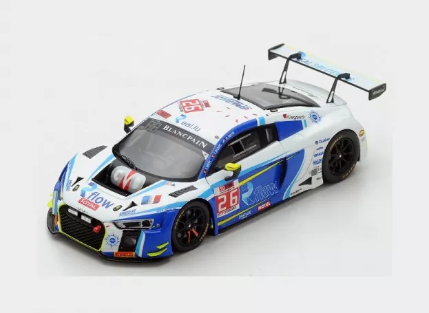 Spark Audi R8 Lms Team Sainteloc Racing N 26 27th 24h Spa 2017 C.kelders M.rostan F.bouvy 1:43 SB151