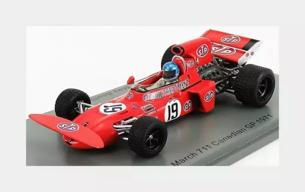 Spark March F1 711 N 19 Canadian Gp 1971 M.beuttler 1:43 S7262
