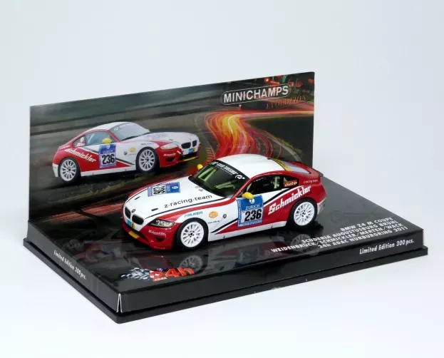 Minichamps Bmw Z4m Coupe N 236 24h Adac Nurburgring 2011 Weidenbruck Schmickler Merter Wach 1:43 437111236