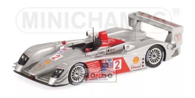 Minichamps Audi R8 N 2 Winner Gp England Lime Rock 2006 Capello Mcnich 1:43 400061302