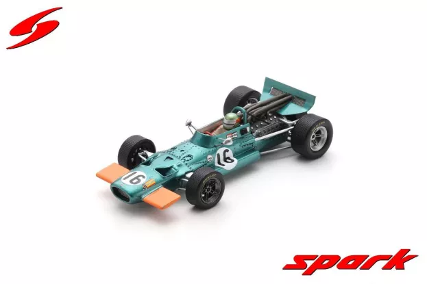 Spark Brm F1 P138 N 16 Canada Gp 1969 Bill Brack 1:43 S5707
