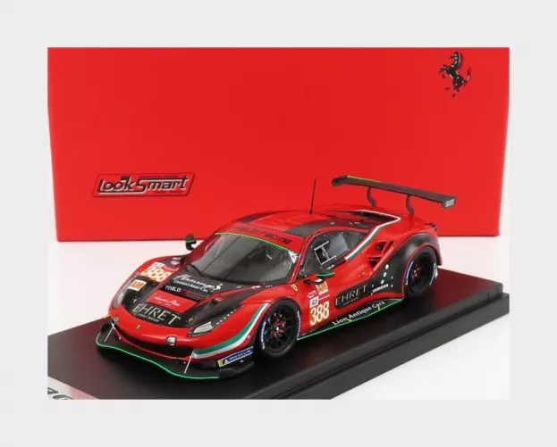 Looksmart Ferrari 488 Gte Evo 3.9l Turbo V8 Team Rinaldi Racing N 388 24h Le Mans 2021 J.bleekemolen P.ehret C.hook 1:43 LSLM133