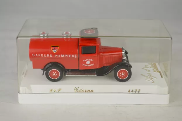Solido Citroen C4f Sapeurs Pompiers Citerne Tanker Truck Fire Engine 1930 1:43 4422