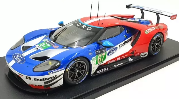 IXO Models Ford Gt 3.5l Turbo V6 Team Ford Chip Ganassi Uk N 67 Lmgte Pro 2nd 24h Le Mans 2017 H.tincknell A.priaulx P.derani 1:18 FGT18109