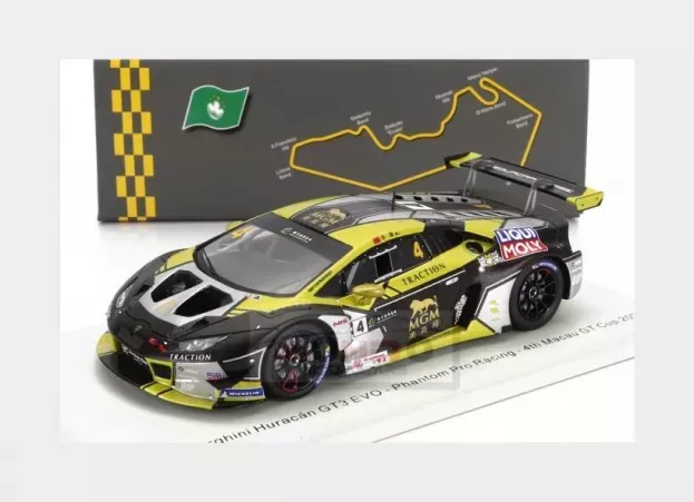 Spark Lamborghini Huracan Gt3 Evo Team Phantom Pro Racing N 4 4th Gt Cup Macau 2022 Ling Kang 1:43 SA266