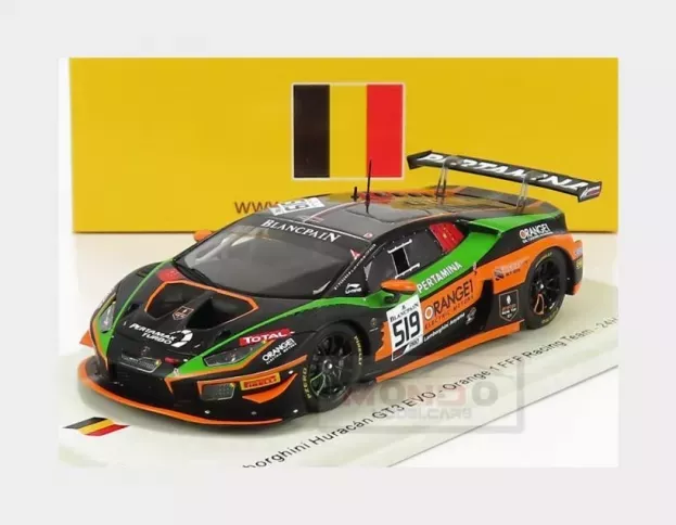 Spark Lamborghini Huracan Gt3 Evo Team Fff Racing N 519 24h Spa 2019 P.keen F.perera G.venturini 1:43 SB321