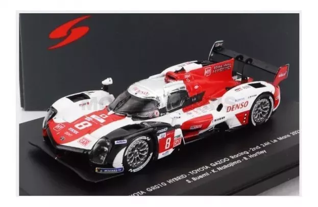 Spark Toyota Gr010 3.5l V6 Twin Turbo Hybrid Team Gazoo Racing N 8 2nd 24h Le Mans 2021 S.buemi N.nakajima B.hartley 1:87 87S162