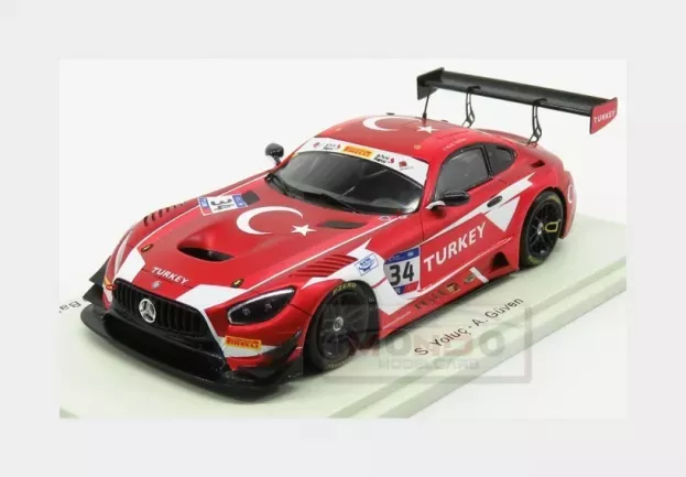 Spark Mercedes Amg Gt3 Team Ram Racing N 34 Winner Fia Gt Nations Cup Bahrain 2018 S.yoluc A.guven 1:43 S6300