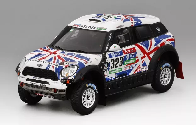 Truescale Mini Cooper Countryman S All4 Racing N 323 Rally Dakar 2016 1:43 TSM430238