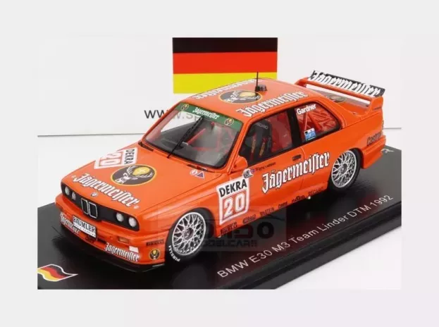 Spark Bmw 3-series M3 Coupe E30 N 20 Dtm 1992 W.gardner 1:43 SG605