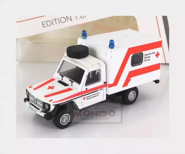 Schuco Mercedes G-class Van Ambulance 1980 1:87 452668600