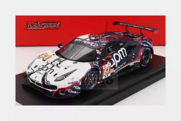 Looksmart Ferrari 488 Gte Evo 3.9l Turbo V8 Team Af Corse N 61 24h Le Mans 2022 L.prette C.grunewald V.abril 1:43 LSLM148