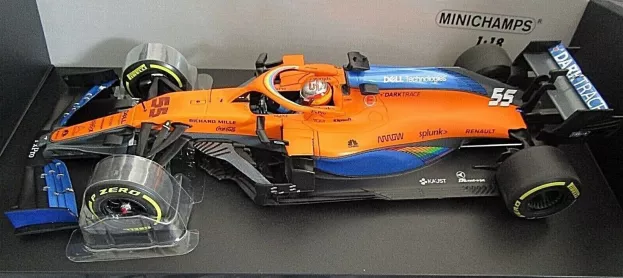 Minichamps Mclaren F1 Mcl35 Renault Team Mclaren N 55 Austrian Gp 2020 Carlos Sainz Jr. 1:18 530201955
