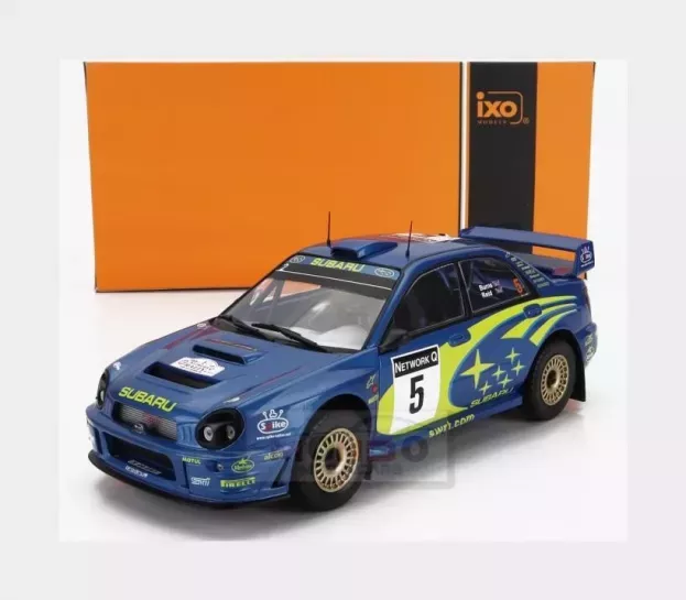 IXO Models Subaru Impreza S7 Wrc '01 N 5 3rd Rally Great Britain 2001 R.burns R.reid 1:24 24RAL026A