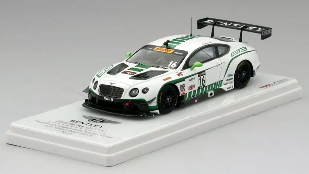 Truescale Bentley Gt3 Dyson Racing Team N 16 Winner Pirelli World Challenge Road America 2015 1:43 TSM164313