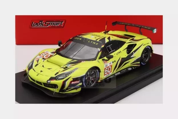 Looksmart Ferrari 488 Gte Evo 3.9l Turbo V8 Team Iron Lynx N 60 24h Le Mans 2022 C.schiavoni A.balzan R.giammaria 1:43 LSLM147
