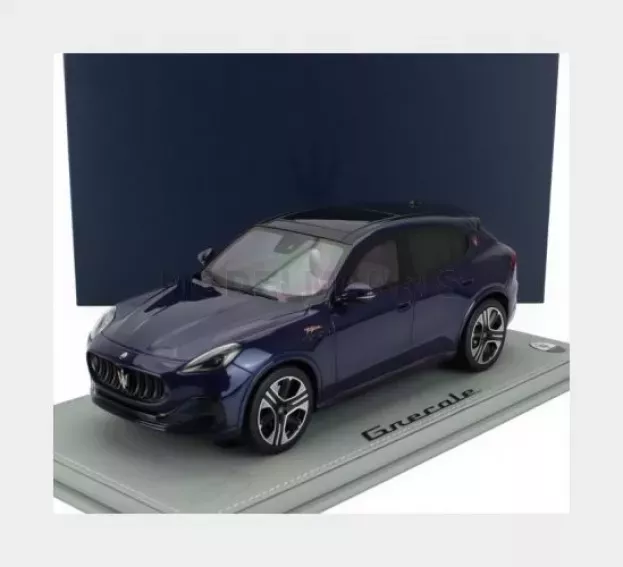 BBR Maserati Grecale Folgore Suv 2022 Con Vetrina With Showcase 1:18 P18243B-VET