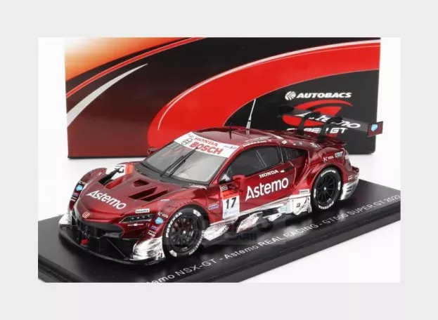 Spark Honda Nsx-gt Team Astemo Real Racing N 17 Gt500 Class Super Gt 2022 K.tsukakoshi N.matsushita 1:43 SGT026