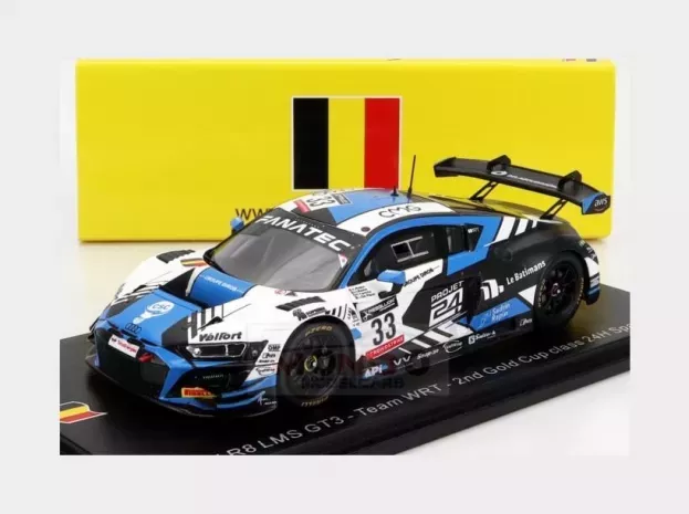 Spark Audi R8 Lms Gt3 Team Wrt N 33 2nd Gold Cup Class 24h Spa 2022 A.robin R.tomita U.de Pauw M.robin 1:43 SB515