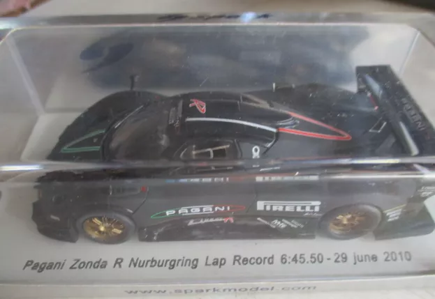 Spark Pagani Zonda R Nurburgring Lap Time Record 6'47''50 29 June 2010 Basseng 1:43 S0198