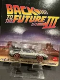 Hot Wheels FLD25 1:64 Back To The Future III Time Machine 1955 - Silver (HCP22)