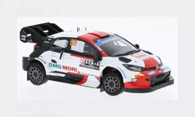 IXO Models Toyota Yaris Gr Rally1 Team Toyota Gazoo Racing Wrt N 69 Winner Rally Safari Kenya 2022 Kalle Rovanpera Jonne Halttunen 1:43 RAM856.22