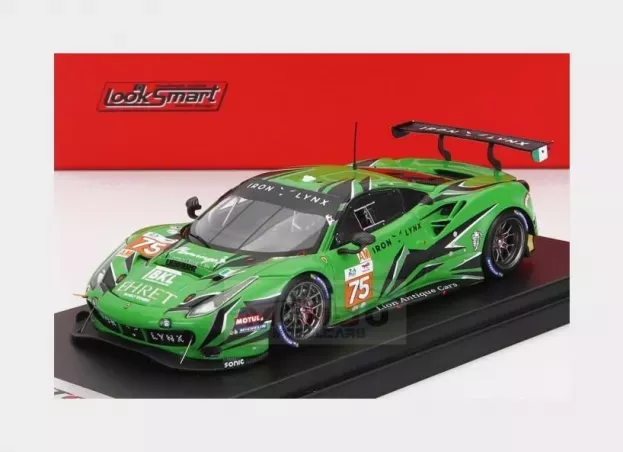 Looksmart Ferrari 488 Gte Evo 3.9l Turbo V8 Team Iron Lynx N 75 24h Le Mans 2022 P.ehret C.hook N.varrone 1:43 LSLM151