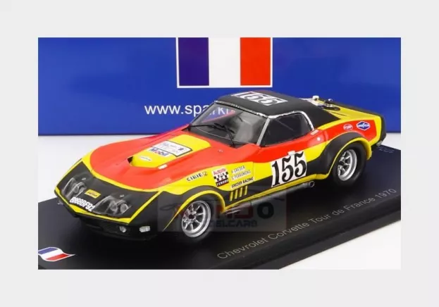 Spark Chevrolet Corvette C3 N 155 Tour De France 1970 H.greder J.c.perramond 1:43 SF283