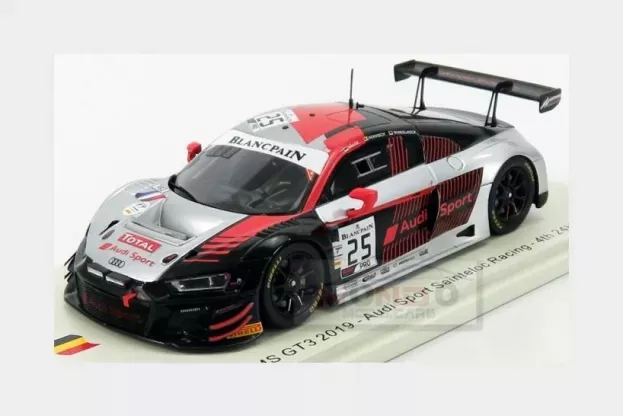 Spark Audi R8 Lms Gt3 Team Audi Sport Sainteloc Racing N 25 24h Spa 2019 M.winkelhock F.vervisch C.haase 1:43 SB253