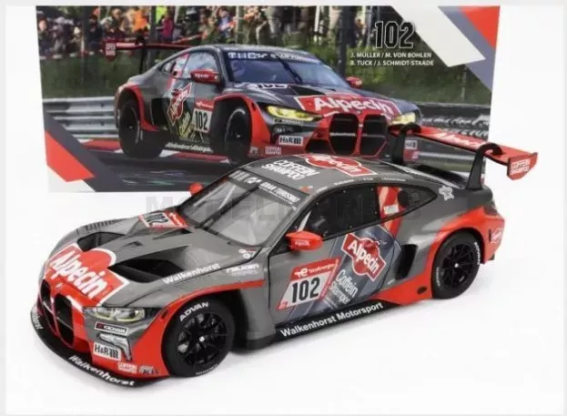 Minichamps Bmw 4-series M4 Gt3 Team Walkenhorst Motorsport N 102 24h Nurburgring 2022 Jorg Muller Mario Von Bohlen Ben Tuck Jorn Schmidt Staade 1:18 113222102