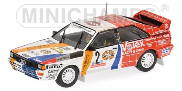 Minichamps Audi Quattro Rally N 2 Winner Rally Hunsruck 1984 Demuth Lux 1:43 430841991