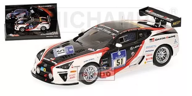 Minichamps Lexus Lfa N 51 24h Adac Nurburgring 2010 A.hahne J.krumbach A.lotterer 1:43 437101651