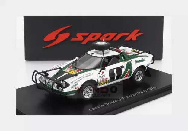 Spark Lancia Stratos Hf Alitalia night Version N 1 Rally Safari 1976 Bjorn Waldegaard Hans Thorszelius 1:43 S9085