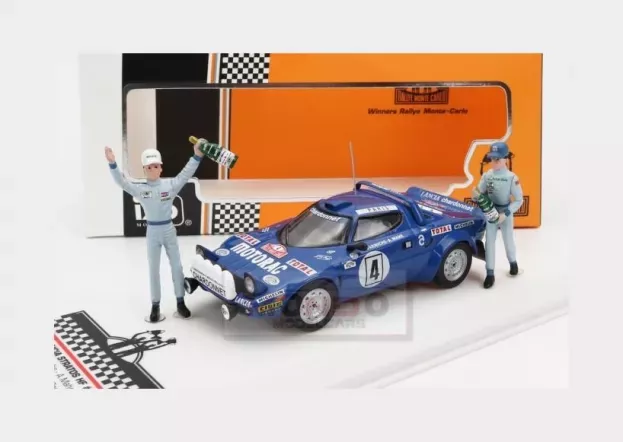 IXO Models Lancia Stratos Hf night Version N 4 Winner Rally Montecarlo 1979 With Figure Bernard Darniche Alain Mahe 1:43 SPRM001-79