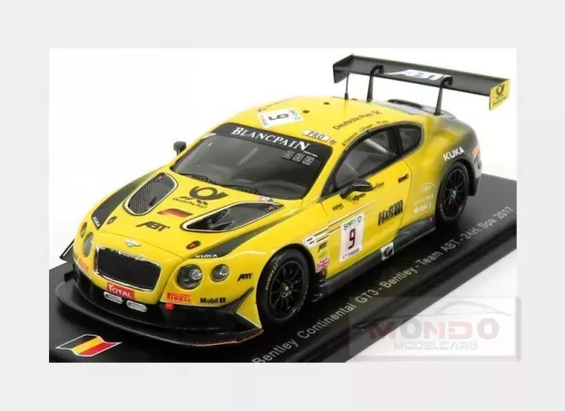 Spark Bentley Continental Gt3 Team Abt N 9 24h Spa 2017 C.jons J.pepper N.verdnock 1:43 SB155