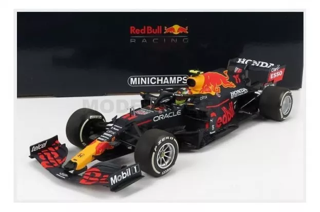 Minichamps Red Bull F1 Rb16b Honda Ra620h Team Red Bull Racing N 11 3rd French Gp 2021 Sergio Perez 1:18 110210811