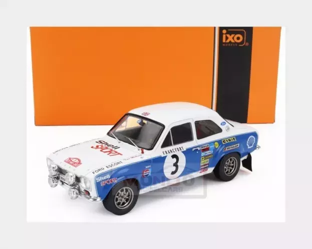 IXO Models Ford Escort Mki Rs 1600 night Version N 3 Rally Montecarlo 1973 Timo Makinen Henry Liddon 1:24 24RAL033B.22