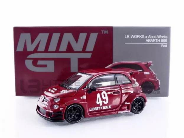 Mini GT Fiat 500 Abarth 595 Lb Works N 49 Abas Lhd 2024 1:64 MGT00963-L